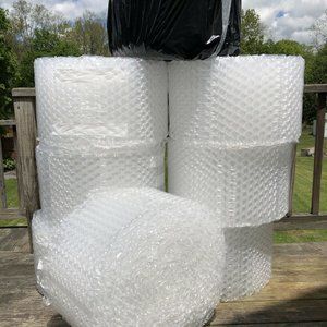 HEAVY DUTY 1/2" BUBBLE ROLL WRAP 12" in x 50 FT